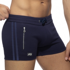 POCKET SPORTS ZIP Shorts Navy