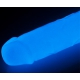 Dildo fosforescente lumino 19 x 4cm