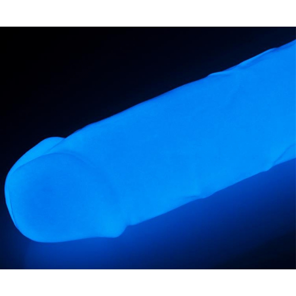 Dildo fosforescente lumino 19 x 4cm