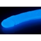 Dildo doppio fosforescente Lumino 37 x 3,5 cm