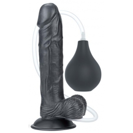 Squirting Consolador Squirt 20 x 4,5cm Negro