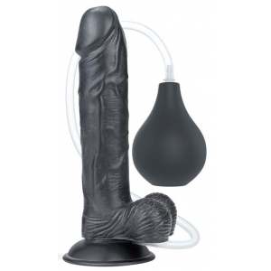 Squirting Consolador Squirt 20 x 4,5cm Negro