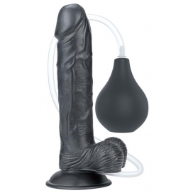 Squirting Squirt Dildo 18 x 4.5cm Black