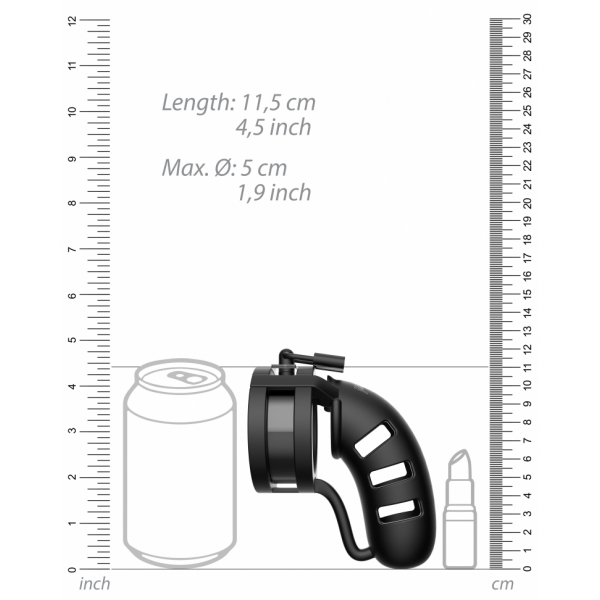 ManCage Silicone Chastity Cage Model 19 - 11.5 x 3.2cm