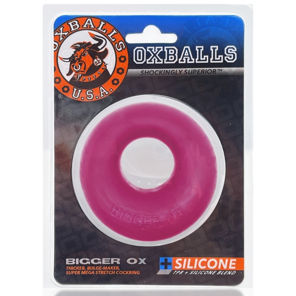 Cockring in silicone Bigger Ox Pink