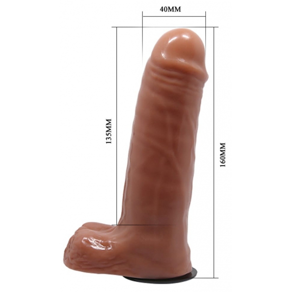 Passion Vibe, dildo con cintura vibrante 14 x 4 cm