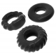 Lot de 3 Cockrings Bonemaker Noirs