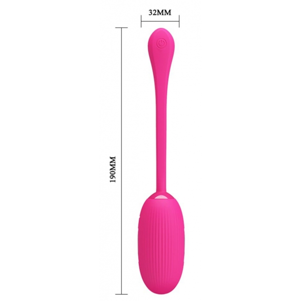 Doreen Pretty Love Electro Connected Vibrating Egg 7 x 3,4cm Pink