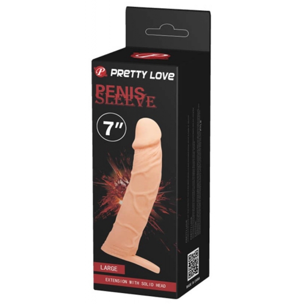 Gaine de pénis Extend Sleeve Pretty Love 17 x 3.5cm