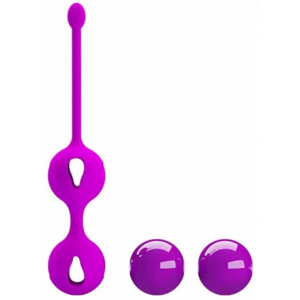 Geisha Balls Tighten Up II Pretty Love 8.5 x 3.2cm Purple