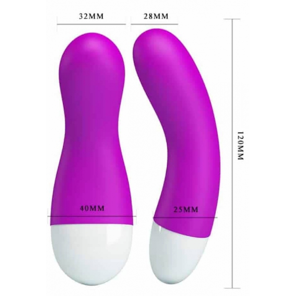 Ian Pretty Love Clitoral Stimulator 12cm Purple