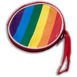Mini bolsa redonda arco iris