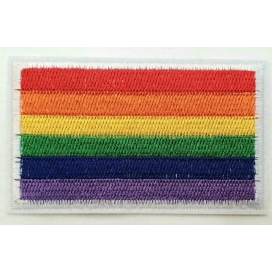 Pride Items Écusson thermocollant Rainbow 5.5 x 8.5cm