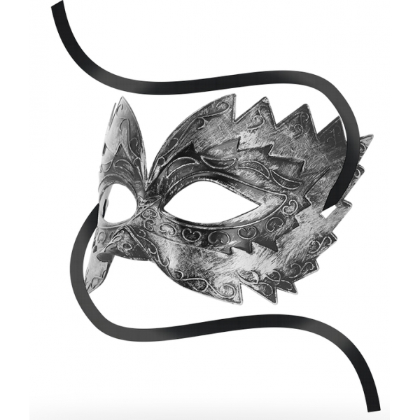 OHMAMA Royla Venetiaans Masker Zilver