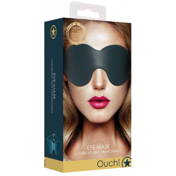 Maschera per occhi con alone blu