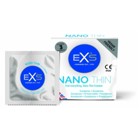 EXS Nano Thin Condooms x3