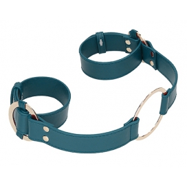 Ouch! Halo Handcuffs for wrists with Blue Halo Rings
