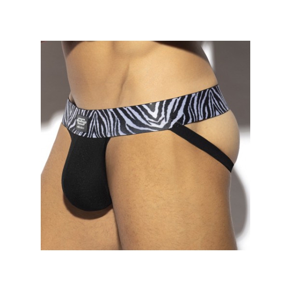 Jockstrap Push Up ZEBRA Black