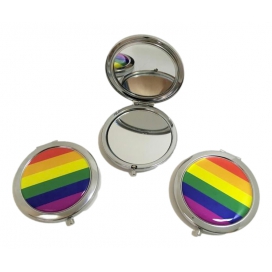 Pride Items Miroir Double PRIDE Rainbow