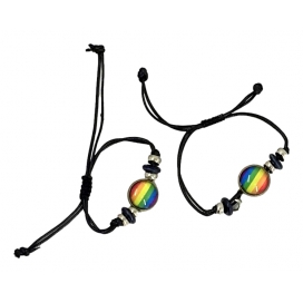 Pride Items Bracciale arcobaleno CIRCLE