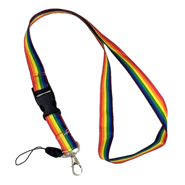 Rainbow Cord with Clip 50cm