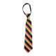 Rainbow tie with elastic 35cm