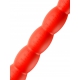 Consolador de gusano largo N°2 - 40 x 4cm Rojo