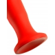 Long Stretch Worm Dildo N°3 - 48 x 3.7cm Red