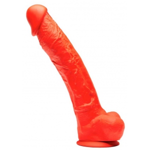 Stretch Real Silicone Dildo Stretch N°6 - 26 x 5.8cm Red