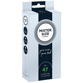 Mister Size - Pure Feel - 47 mm - 10 pack