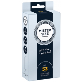MISTER SIZE Preservativos MISTER SIZE 53mm x10
