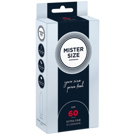 MISTER SIZE Mister Size - Pure Feel - 60 mm - 10 pack