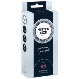 Mister Size - Pure Feel - 64 mm - 10 pack