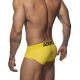 PUSH UP MESH Briefs Yellow