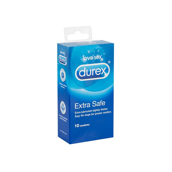 Preservativos Durex Extra Seguros x10