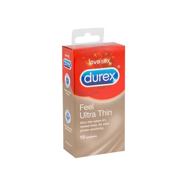 Preservativos Durex Ultra Thin x10
