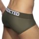 PUSH UP MESH Briefs Khaki