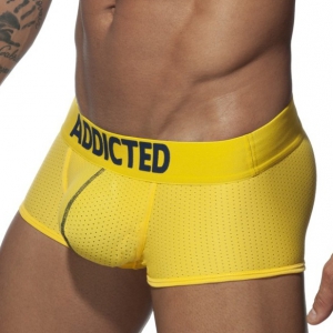 Addicted Boxer PUSH UP MESH Yellow