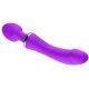 Wand en Vibro Double End 22cm paars