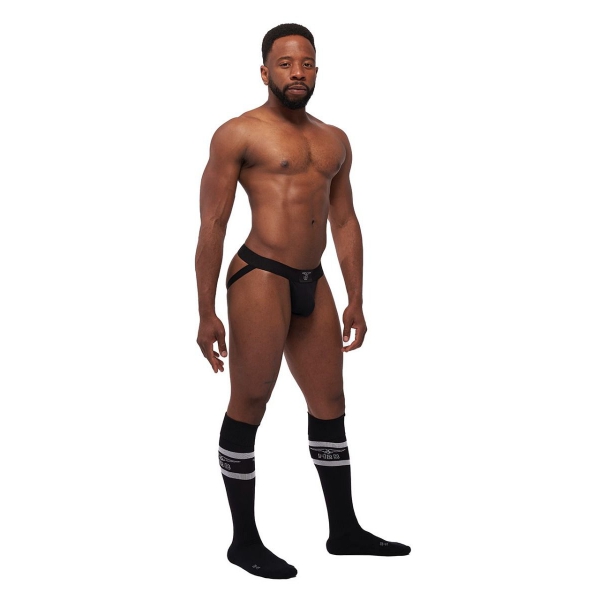 Set di 3 Mister B TORONTO Jockstraps Bianco-Nero-Rosso