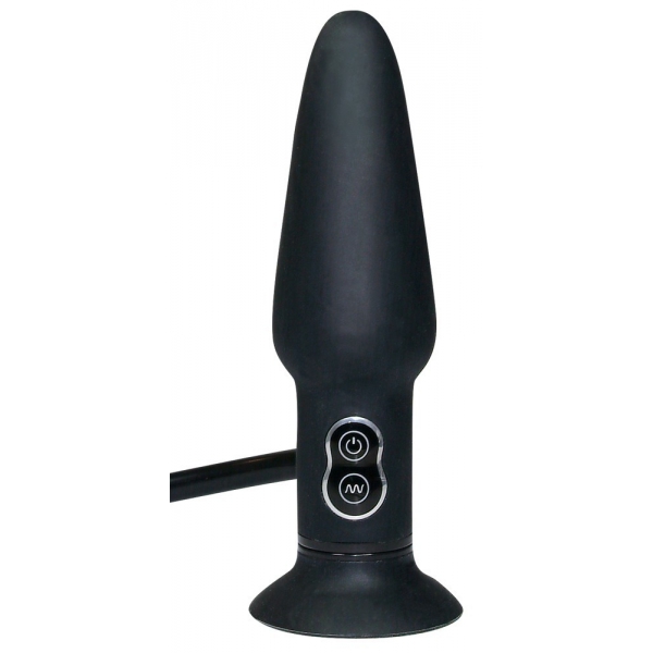 Tapón vibrador e hinchable True Vibes 16 x 4,6cm