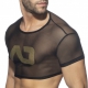 Crop Top AD NET Black