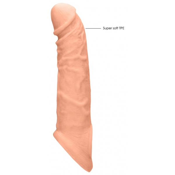 Funda para el pene Realrock Curve 17 x 4,5cm