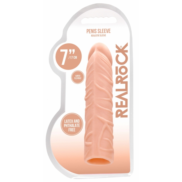 Realrock penis sleeve 17 x 4cm