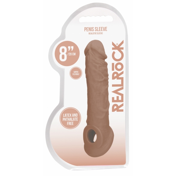 Realrock Curve 17 x 4.5cm Latino penis sleeve