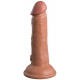 2Densidade Seis dildo vibratório - 15,5 x 4cm Latino