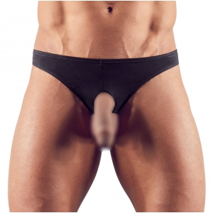 Svenjoyment Tanga DOUBLE HOLE Negro