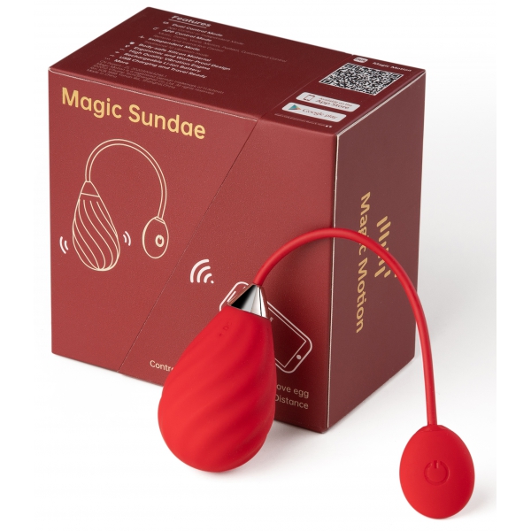 Magic Sundae connected vibrating egg 6 x 3.5cm