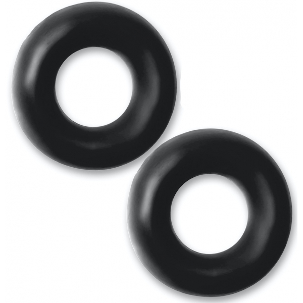 Set of 2 Black Stiffy Bulge Cockrings