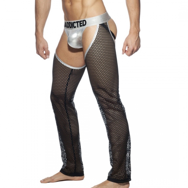 JOCK PANTS Silver-Black